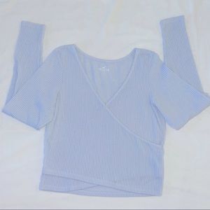 Hollister Long sleeve crop top